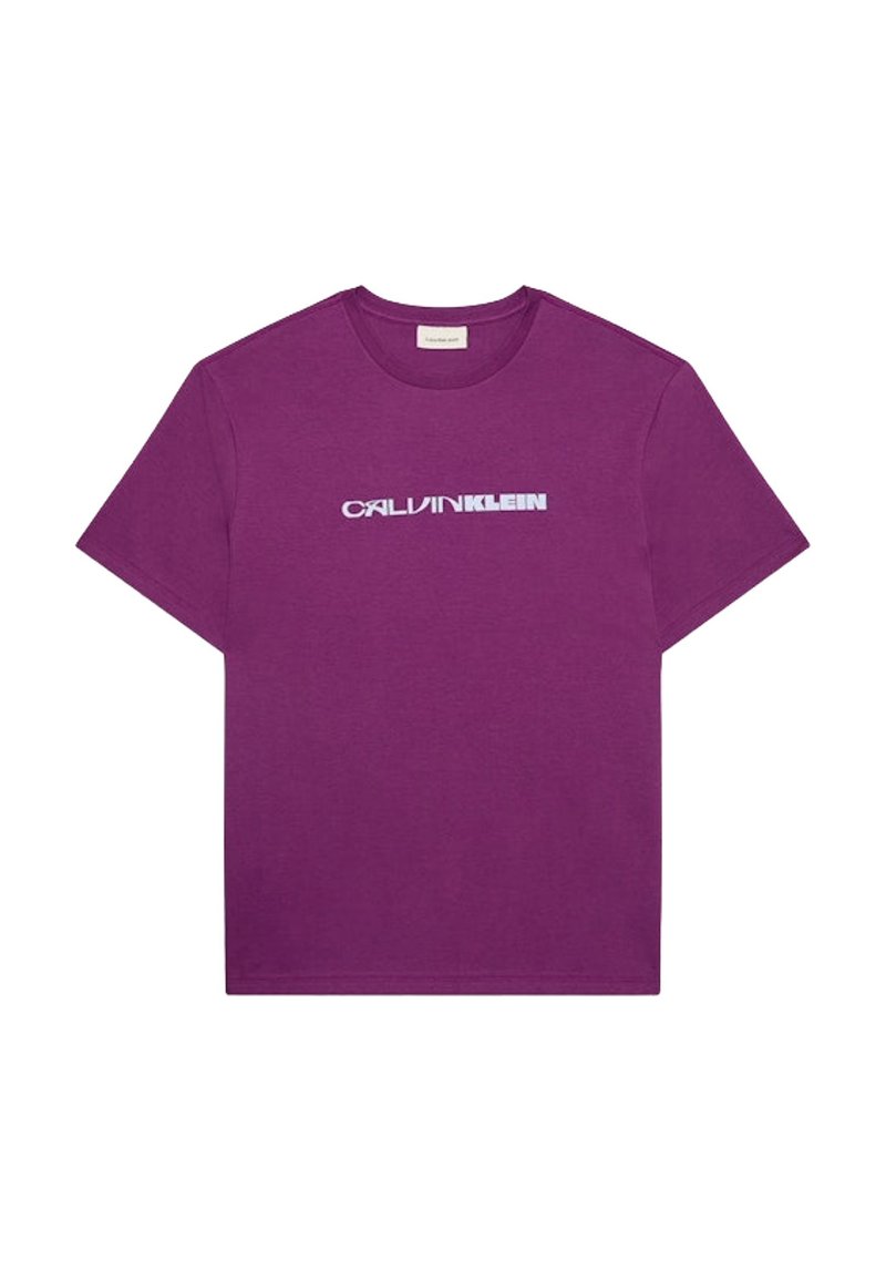 Calvin Klein T-shirt print paars