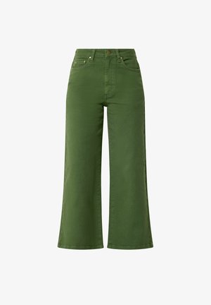 M&Co, WOMEN'S WIDE LEG JEANS - Jeans a zampa - khaki