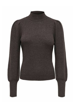 ONLY, ONLKATIA L/S HIGHNECK PULL KNT NOOS - Striktrøje - chocolate torte