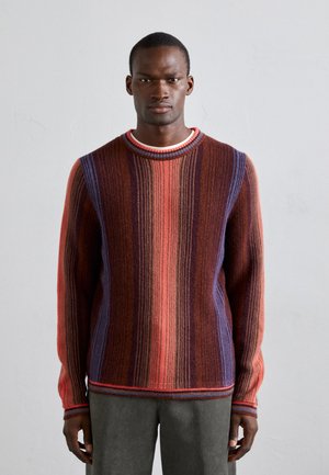 Paul Smith CREW NECK - Džemperis - red/multi