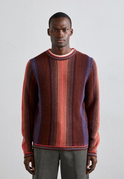 Paul Smith CREW NECK - Svetr - red/multi