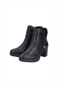 Rieker Bottines à plateau - schwarz
