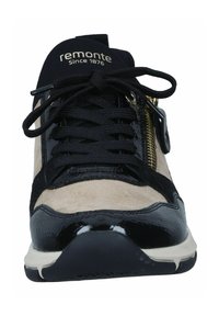 Remonte Sneakers basse - black jute schwarz schwarz