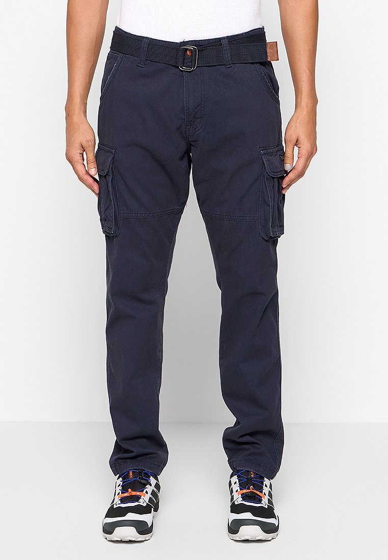 INDICODE JEANS Cargobroek blauw denim/bluedenim INDICODE JEANS Cargobroek blauw denim/bluedenim