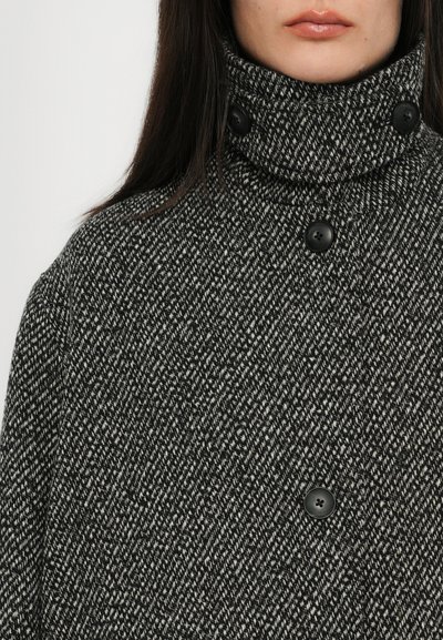 CLOSED Palton scurt - grey heather