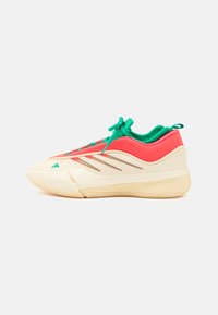 DAME 9 - Chaussures de basket - warm vanilla/lucid red/warm sandstone