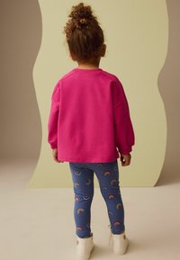 Next SET - REGULAR FIT - Legíny - kalhoty  - pink rainbow applique