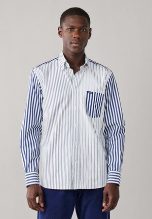 Façonnable, FAÇONNABLE SHIRT CLBD POP MULTI STP - Camisa - naval blue