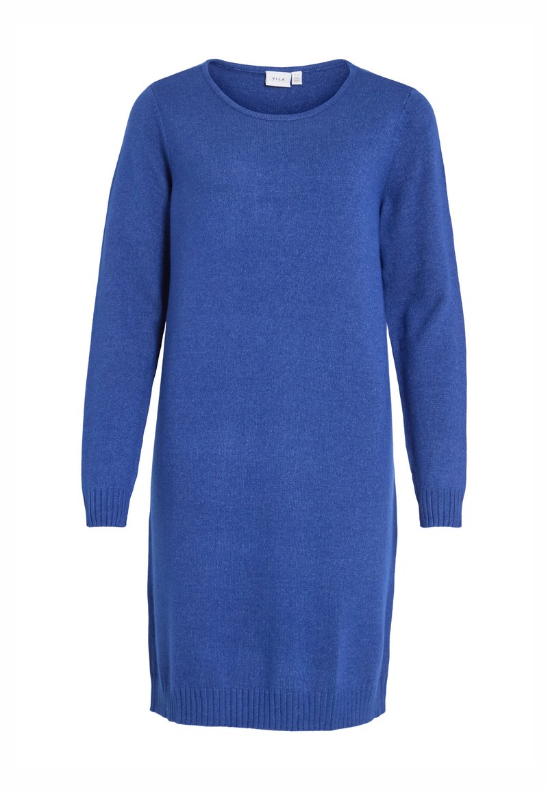 Vila Gebreide jurk blauw Vila Gebreide jurk blauw