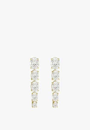 Sif Jakobs Jewellery, ELLISSE LUNGO CINQUE - Øreringe - gold coloured white