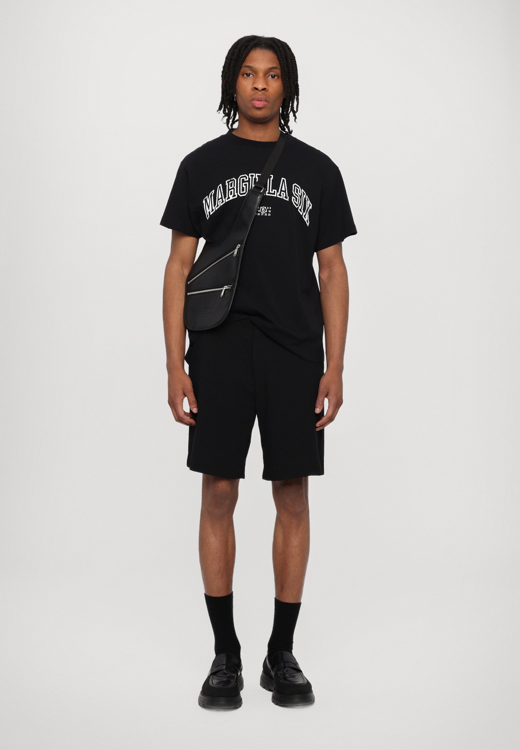 MM6 Maison Margiela - T-shirt z nadrukiem/czarny - Zalando.pl