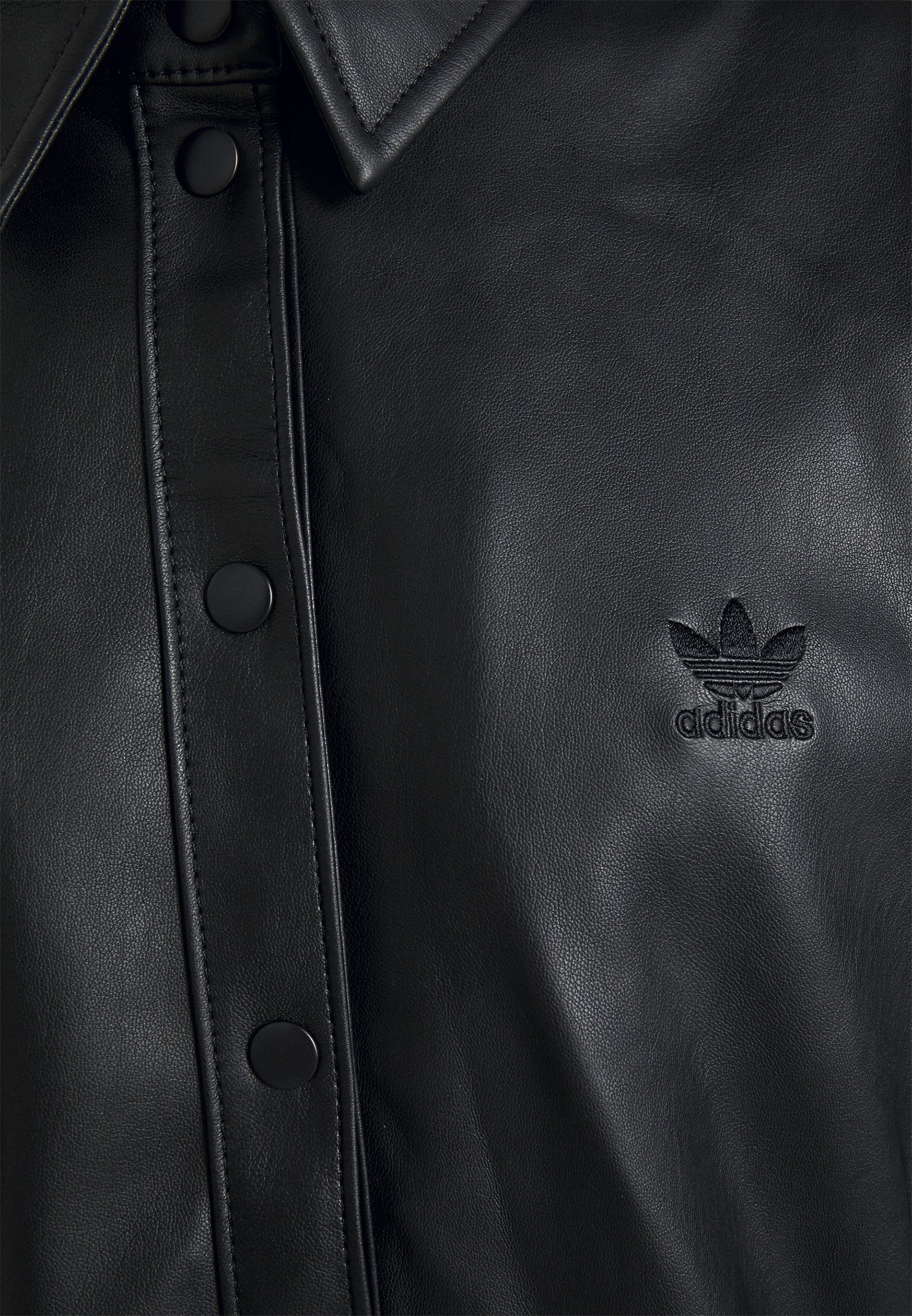 adidas faux leather jacket