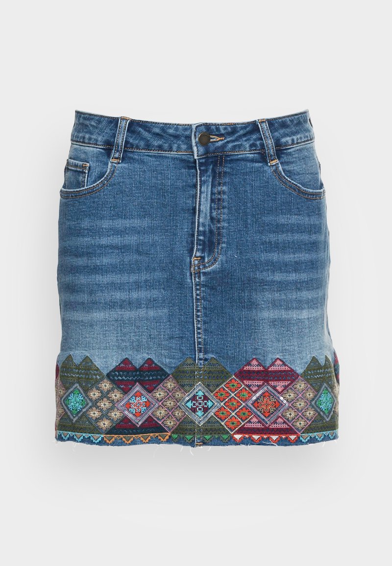 Desigual Minirok blauw denim/bluedenim
