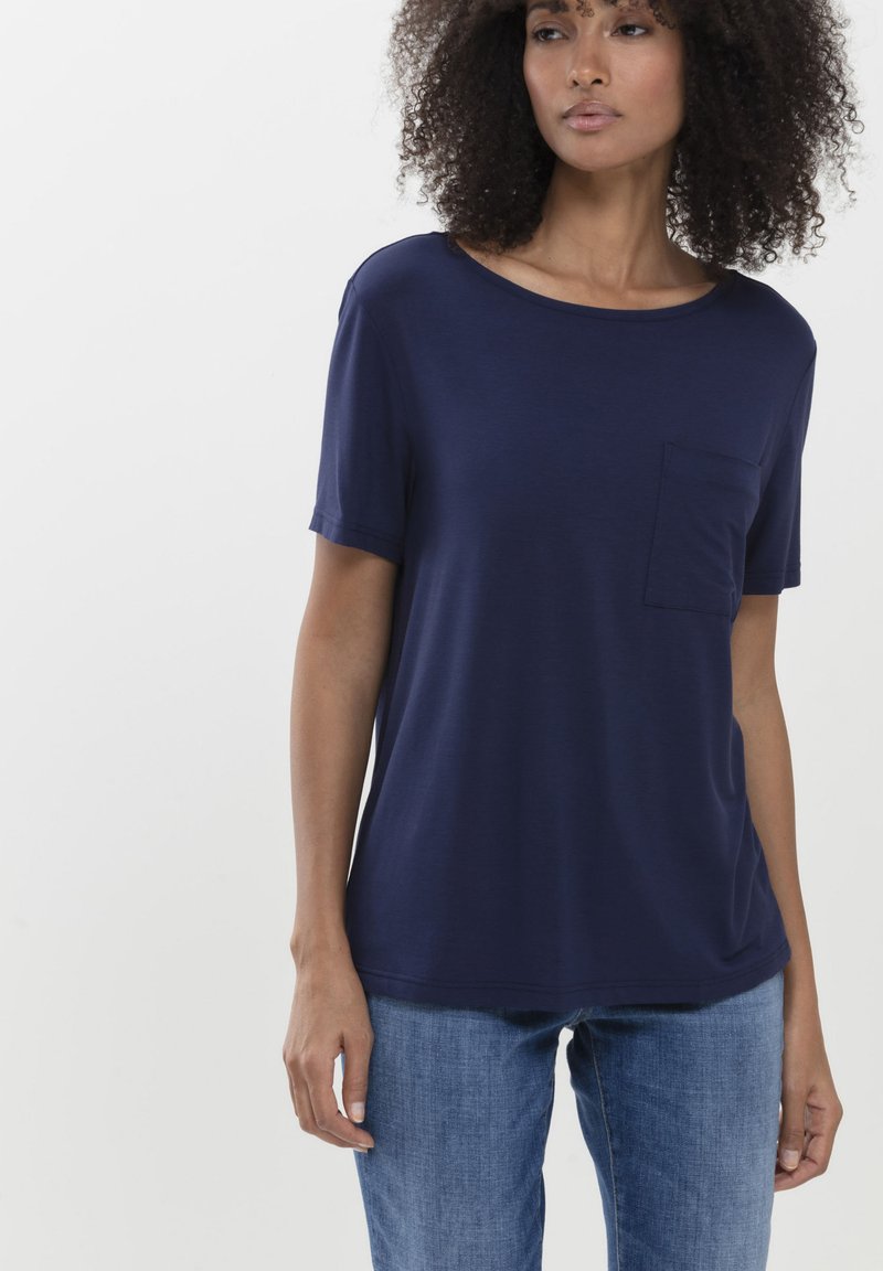 mey Nachtwäsche Shirt - true blue