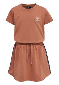 Hummel - Robe en jersey - copper brown Image miniature 1