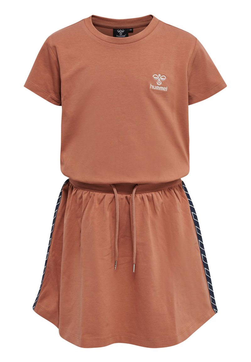 Hummel - Robe en jersey - copper brown, Agrandir