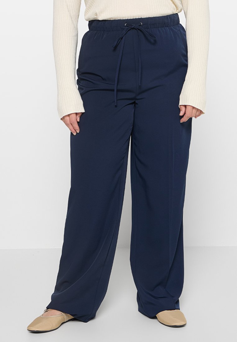 Vero Moda Tall Broek donkerblauw Vero Moda Tall Broek donkerblauw