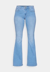 ONLY ONLREESE RETRO - Flared Jeans - dark blue denim/donkerblauw denim ONLY ONLREESE RETRO - Flared Jeans - dark blue denim/donkerblauw denim