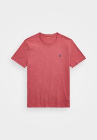 CUSTOM SLIM FIT JERSEY CREWNECK T-SHIRT - Paprasti marškinėliai - carnelian red heather