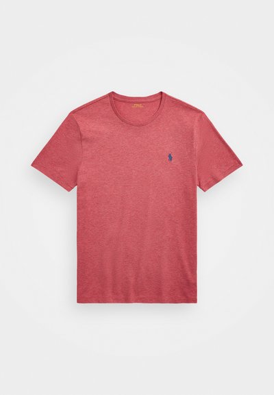Polo Ralph Lauren CUSTOM SLIM FIT JERSEY CREWNECK T-SHIRT - Navadna majica - carnelian red heather