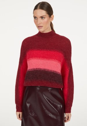 Strickpullover - red varied