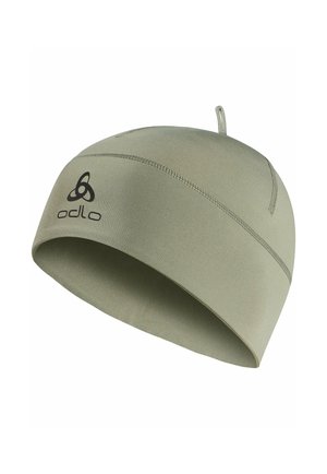 Odlo beanie in light green, contoured design with flat seams and a small loop on top. Made from stretchy, smooth fabric for comfort.