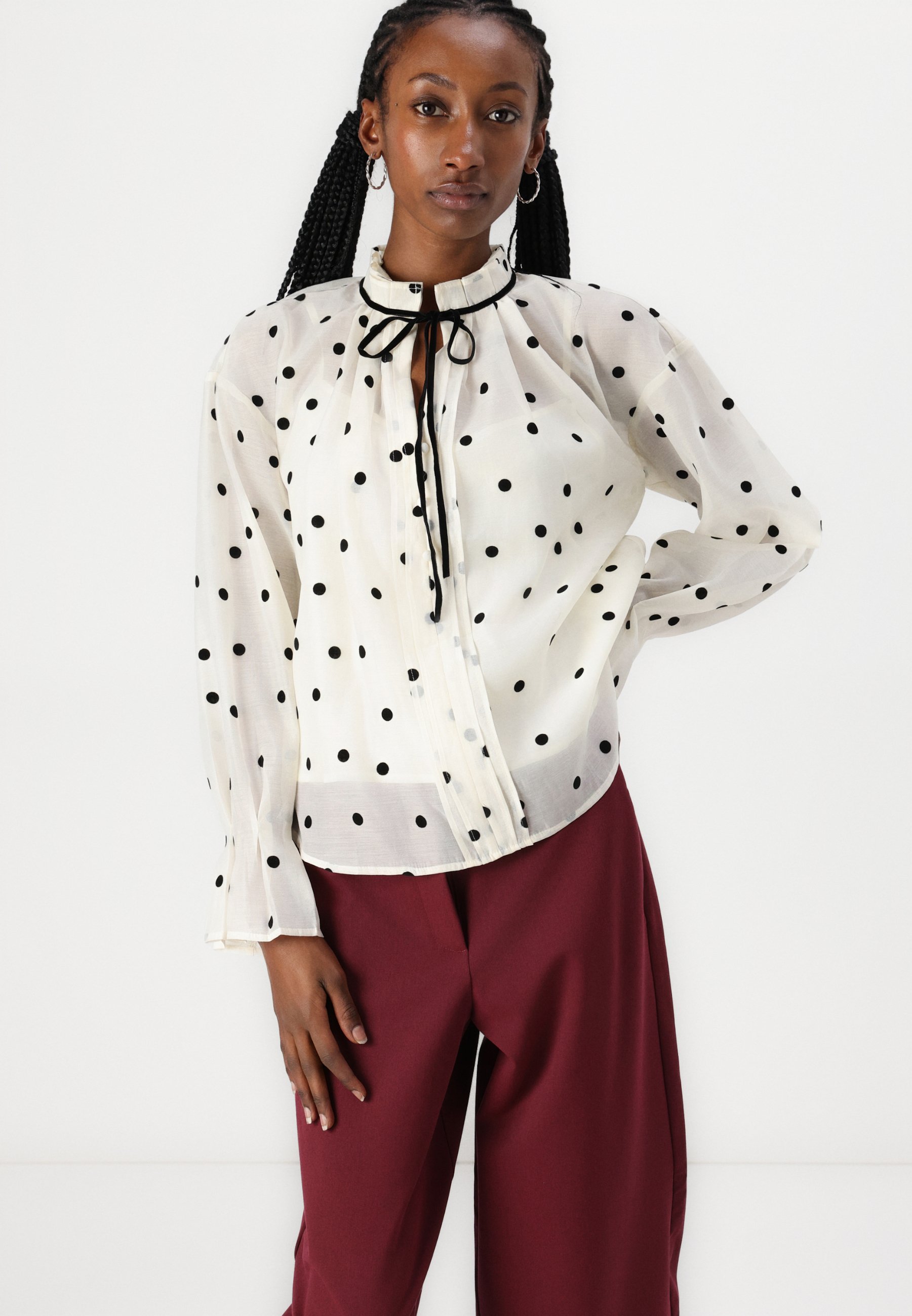 vero moda polka dot top