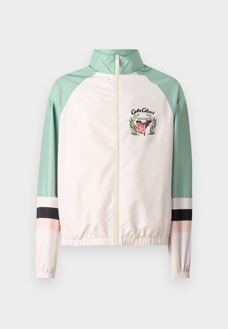carlo colucci Sweater met rits crème