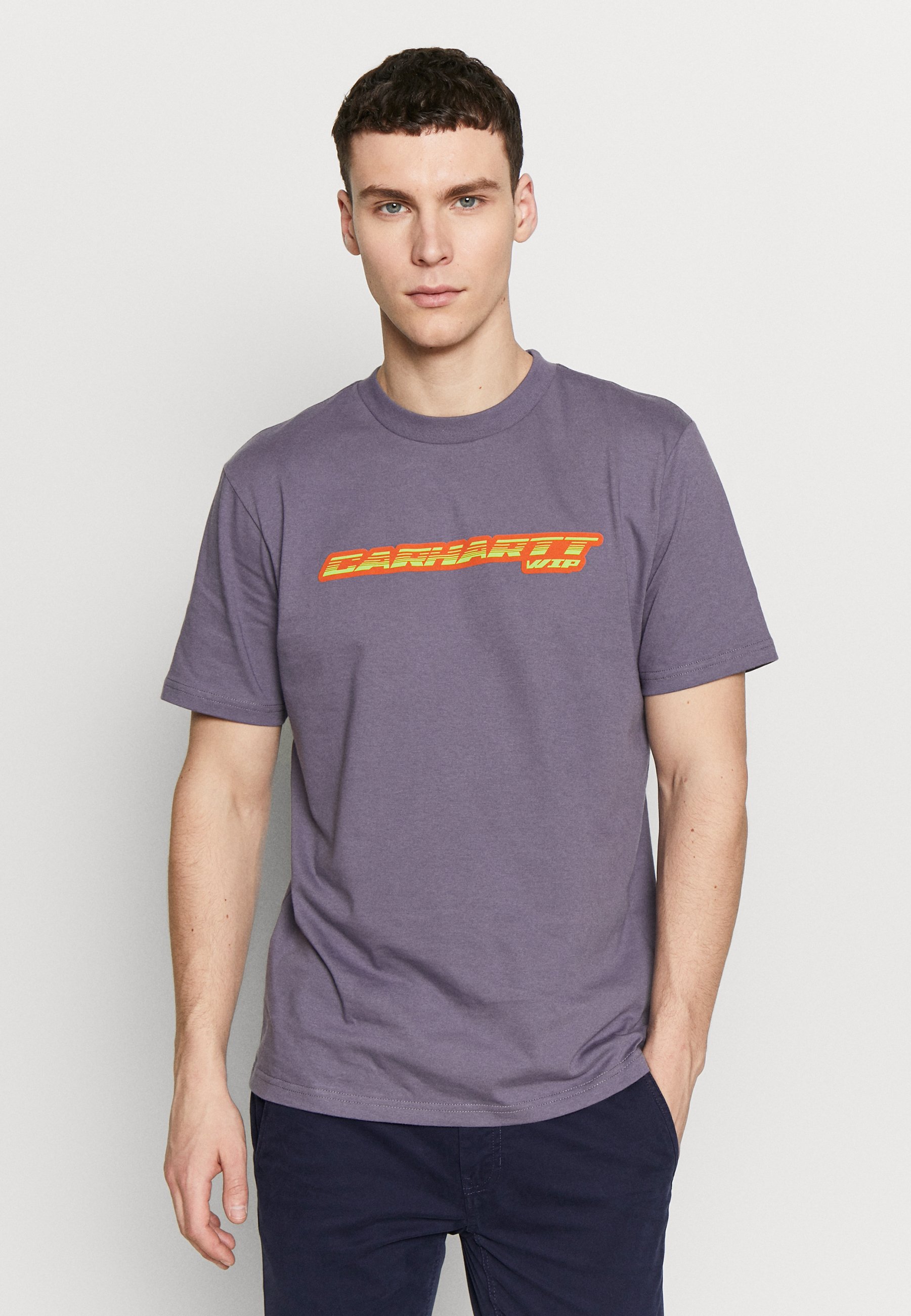 Carhartt WIP SPORT SCRIPT T shirts med print decent Carhartt WIP SWIM - T-shirts med print - azzuro/fresco