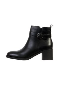 Super Mode À TALON ZIP - Bottines - noir