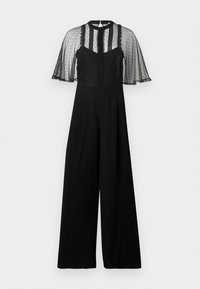 TWINSET WOVEN OVERALLS - Tuta jumpsuit - nero