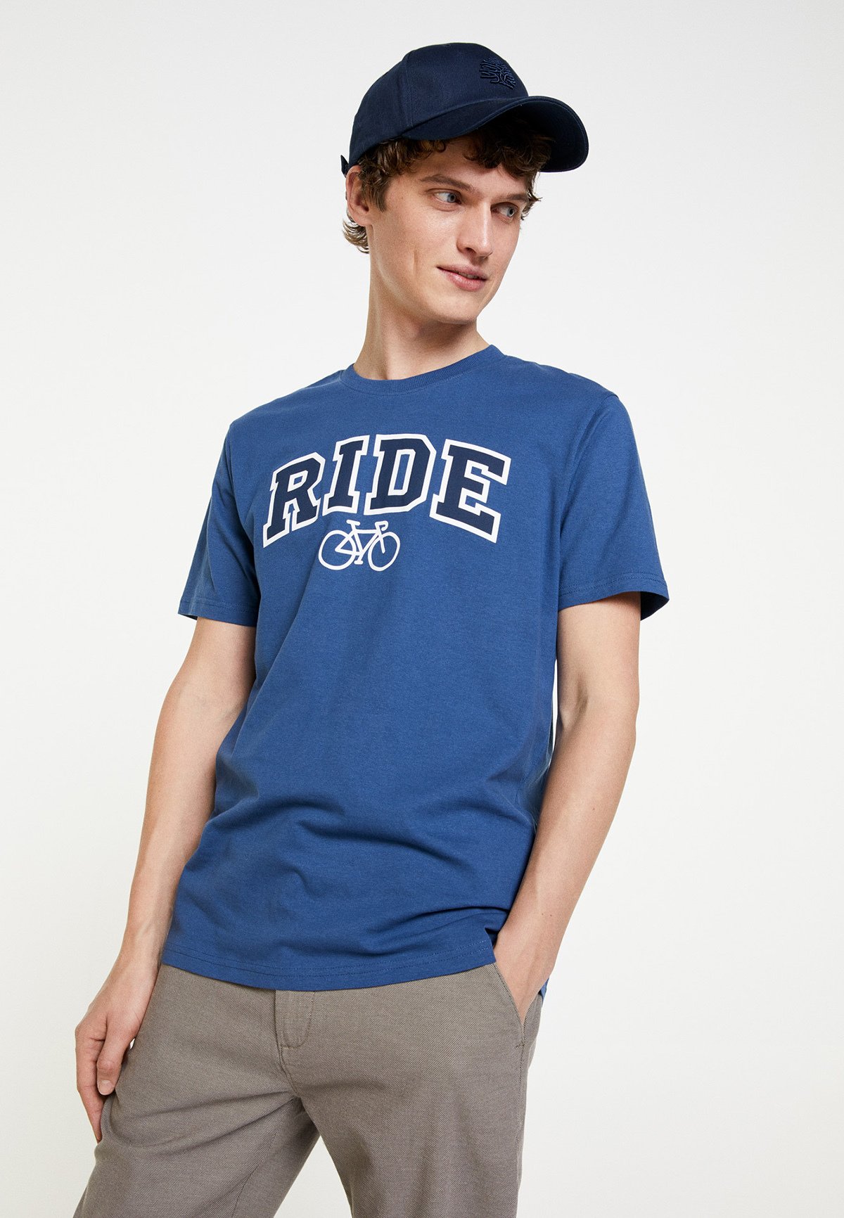 Springfield Herren T-Shirt 'Böhmisch' – Lässiges Basic-Shirt Aus Baumwolle
