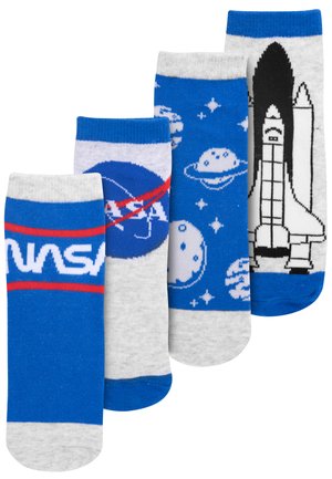 4 PACK NASA - Socks - blau/grau