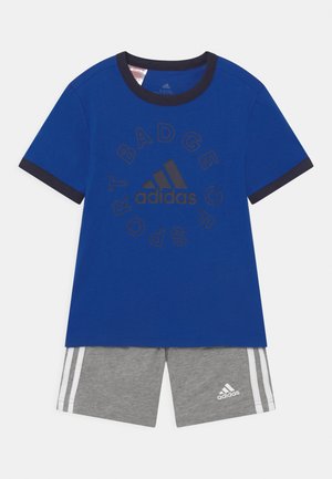 LOGO SET UNISEX - Camiseta estampada - team royal blue/medium grey heather/white