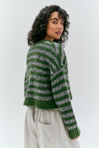 BDG Urban Outfitters LAGUNA  - Casaco de malha - green/grey