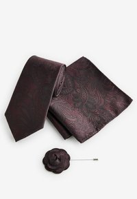 Next TEXTURED PAISLEY SET - REGULAR FIT - Mouchoir de poche - burgundy red