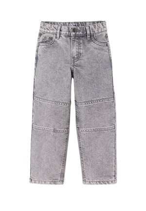 Vertbaudet, VERTBAUDET CARGOJEANSS JUNGEN REGULAR, BUNDWEITE VERSTELLBAR - Straight leg jeans - grauer denim