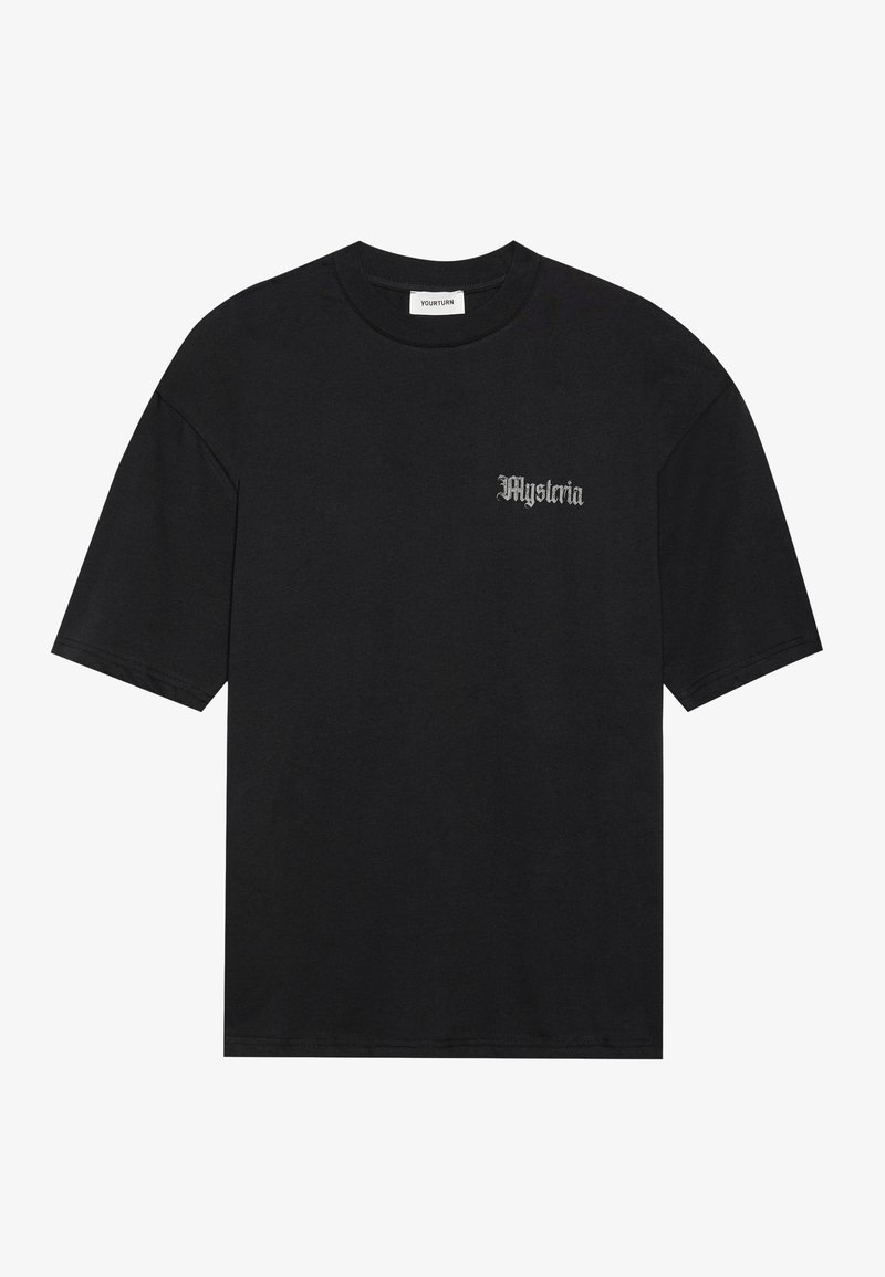 YOURTURN T-shirt print zwart YOURTURN T-shirt print zwart