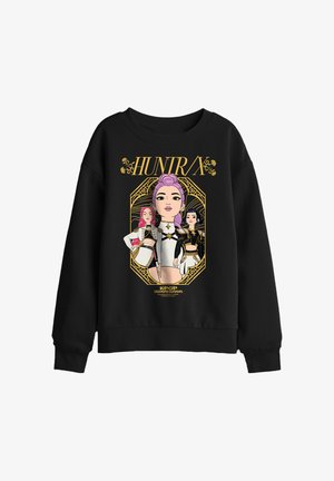 NETFLIX, KPOP DEMON HUNTERS HUNTRIX GOLDEN FRAME UNISEX - Sweatshirt - black