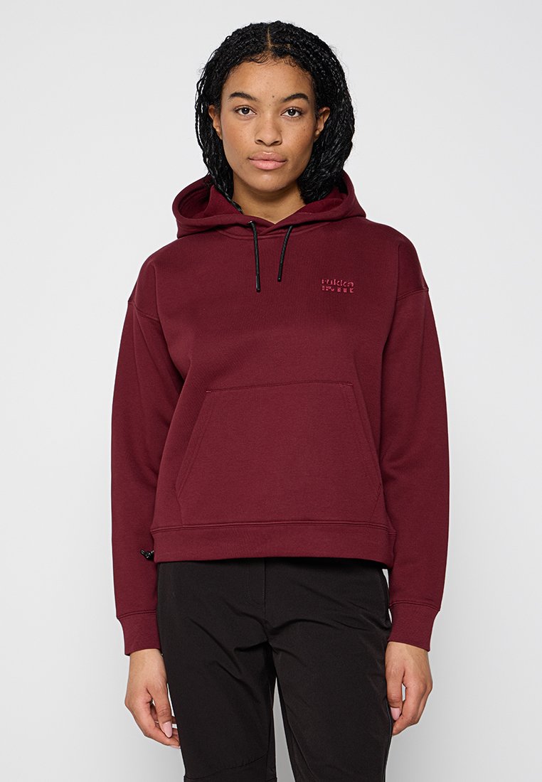 RUKKA Hoodie donkerrood