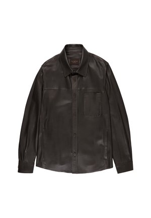 MONTEDORO - Leren jas - dark brown