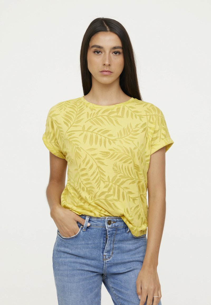 Lee Cooper AFAMA - T-shirt imprimé - mimosa