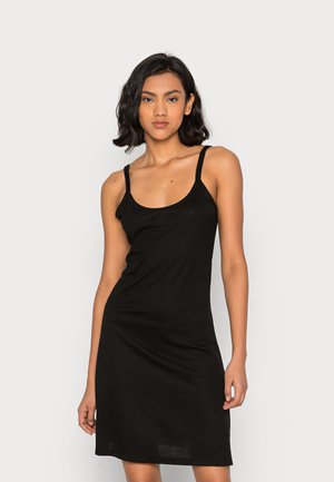 VIATHENA SHORT STRAP DRESS - Jersey dress - black