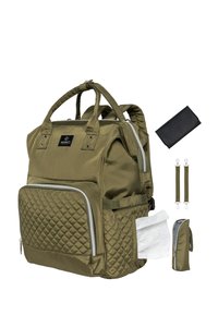 Mimmti DIAPERBAG BACKPACK MIMMTI | BABY BAG | NURSING BAG - Borsa fasciatoio - olive