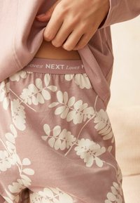 Next FAIRISLE PATTERN LONG SLEEVE - Yöasusetti - pink leaf