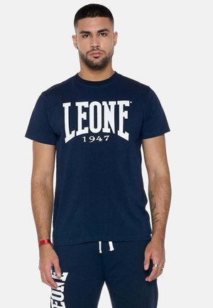 LEONE 1947 MAN SHORT SLEEVES BIG LOGO - T-shirt imprimé - navy blue