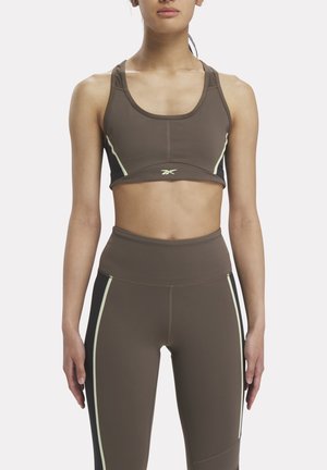 LUX RACER PADDED - Sport-BH med medium stöd - grout f