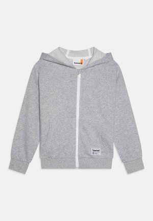 HOODED CARDIGAN - Zip-up sweatshirt - chine grey