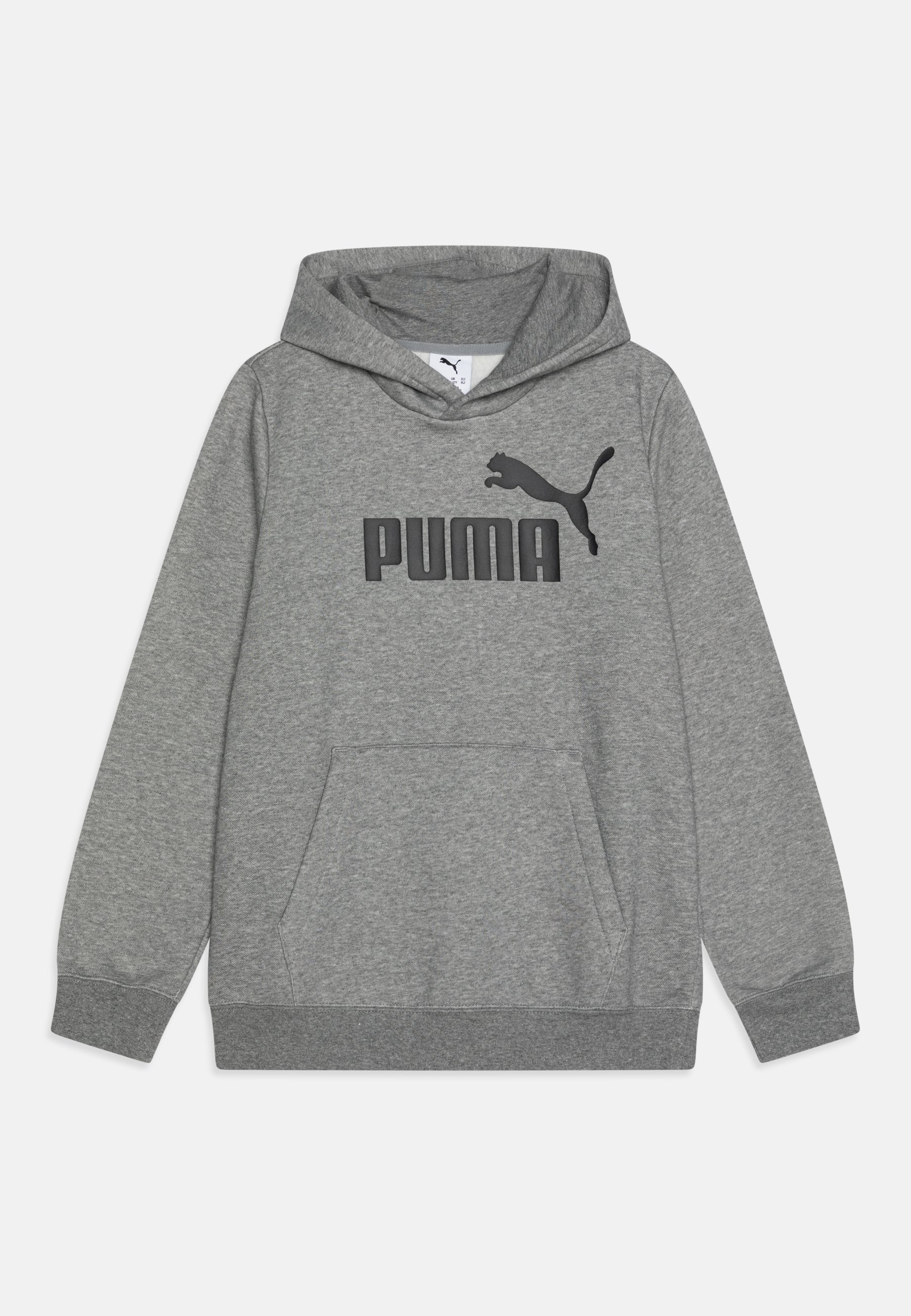 Puma LOGO Hoodie medium gray heather/grey