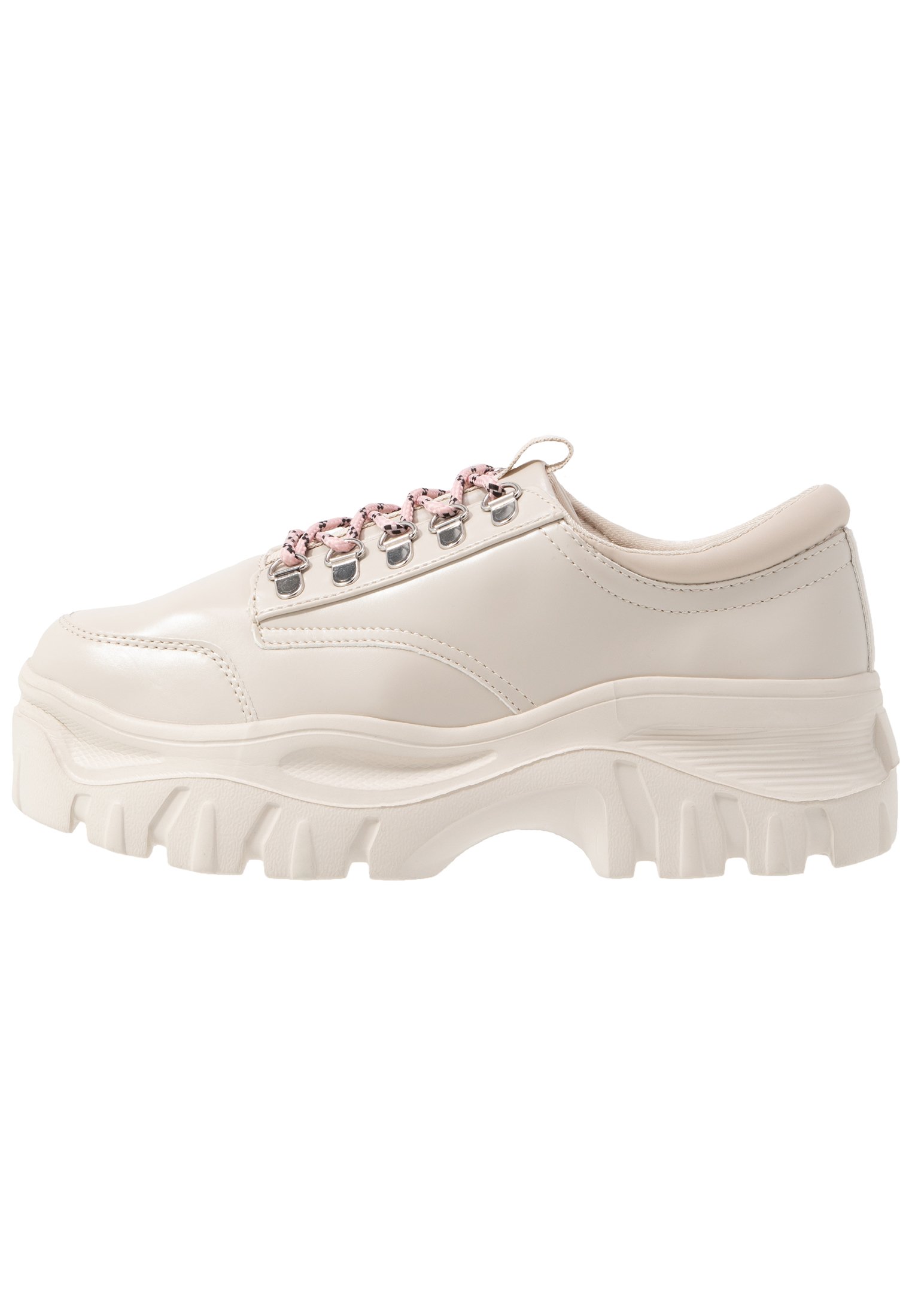 Even&Odd Joggesko nude Zalando.no Missguided DETAIL LACE UP TRAINER Joggesko nude Zalando.no